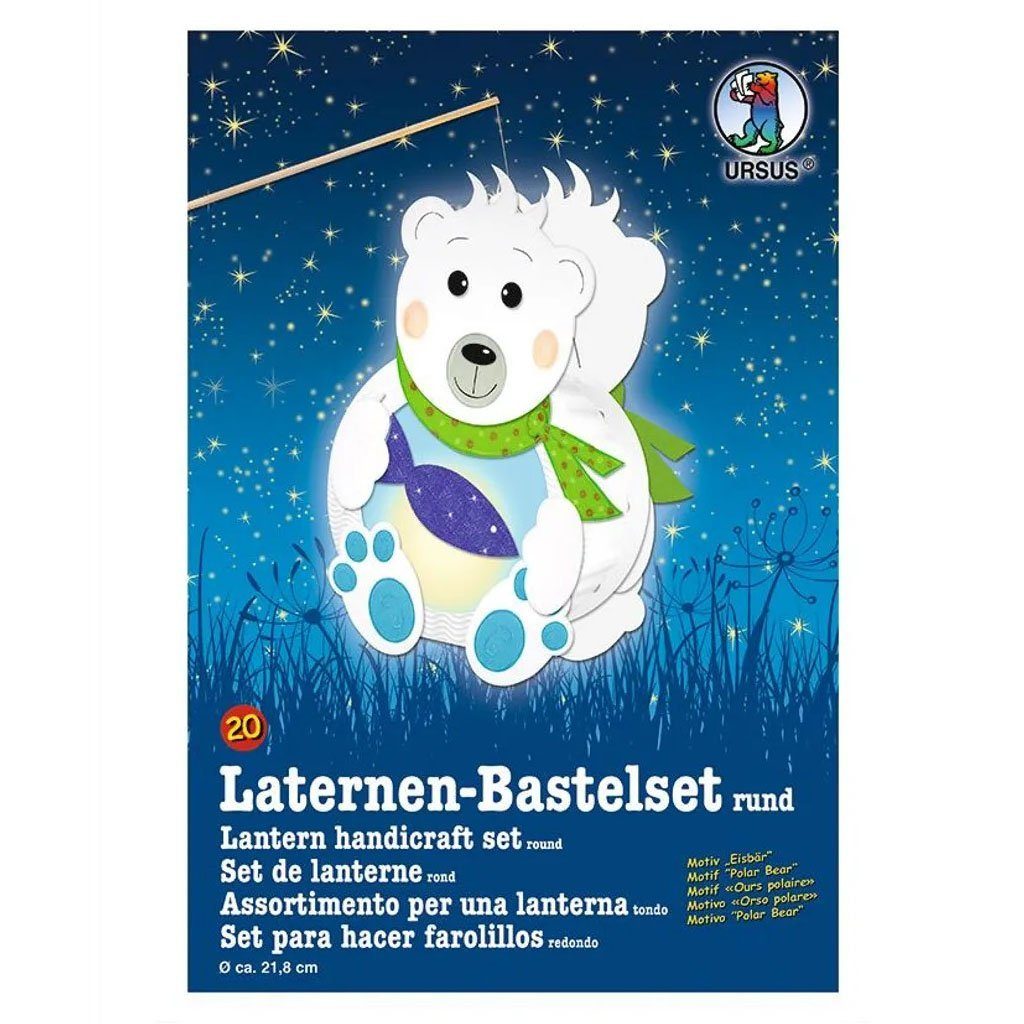 Ursus - Ludwig Bähr Umzugslaterne URSUS Laternen-Bastelset "Eisbär"