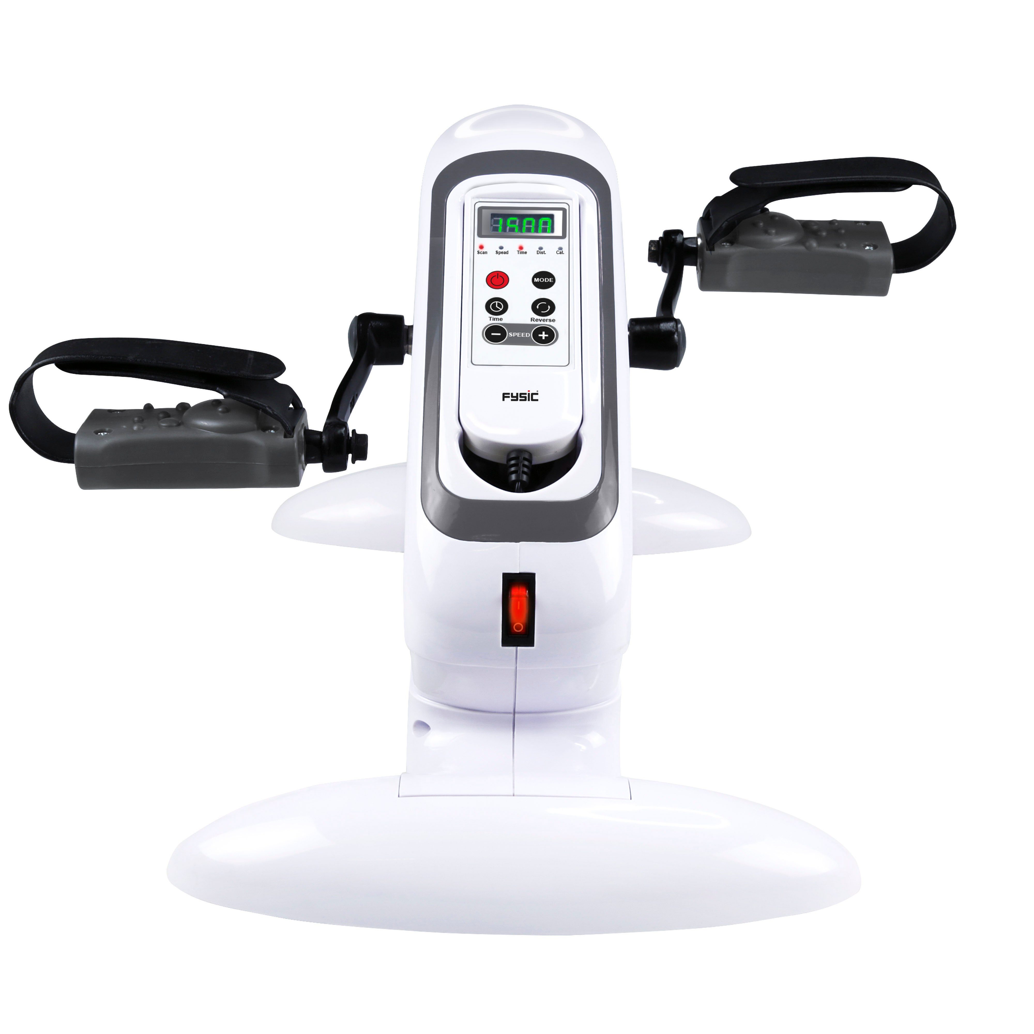 Fysic Heimtrainer FW-18 (1-tlg), elektrische Trethilfe, herausnehmbares Display, Klettverschlüsse