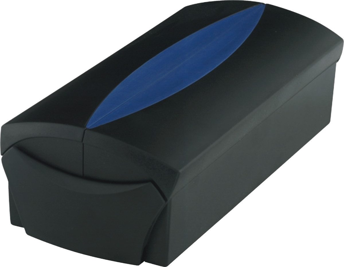 Visitenkartenhülle Visitenkartenbox Vip schwarz/blau