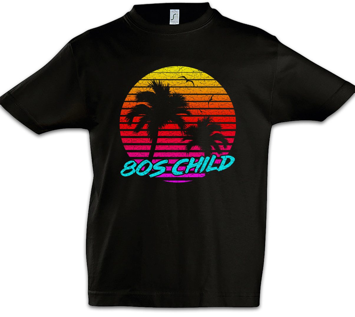 Print-Shirt 80s Child Kinder T-Shirt Synthesizer Electro Techno LFO Musik Music DJ