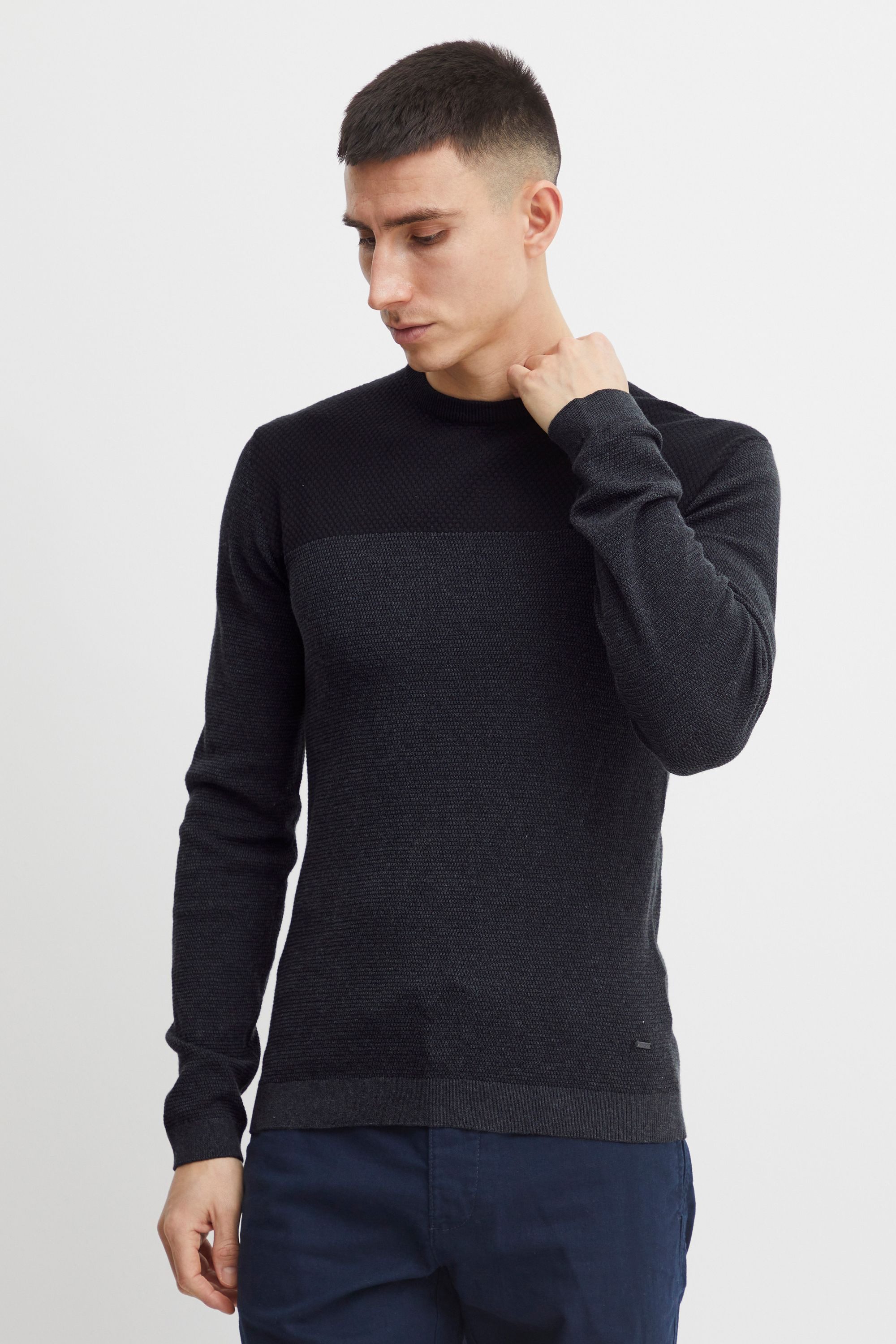 Rundhalspullover IDLabel 35661MM