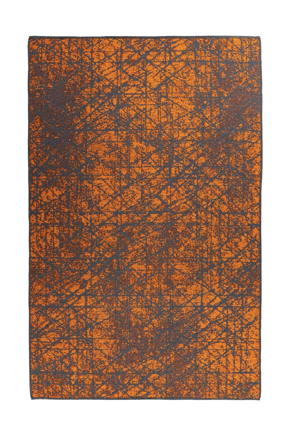 Teppich Boss Teppich Flachgewebe Teppich Klara 225 - Orange, rechteckig, Höhe: 8 mm