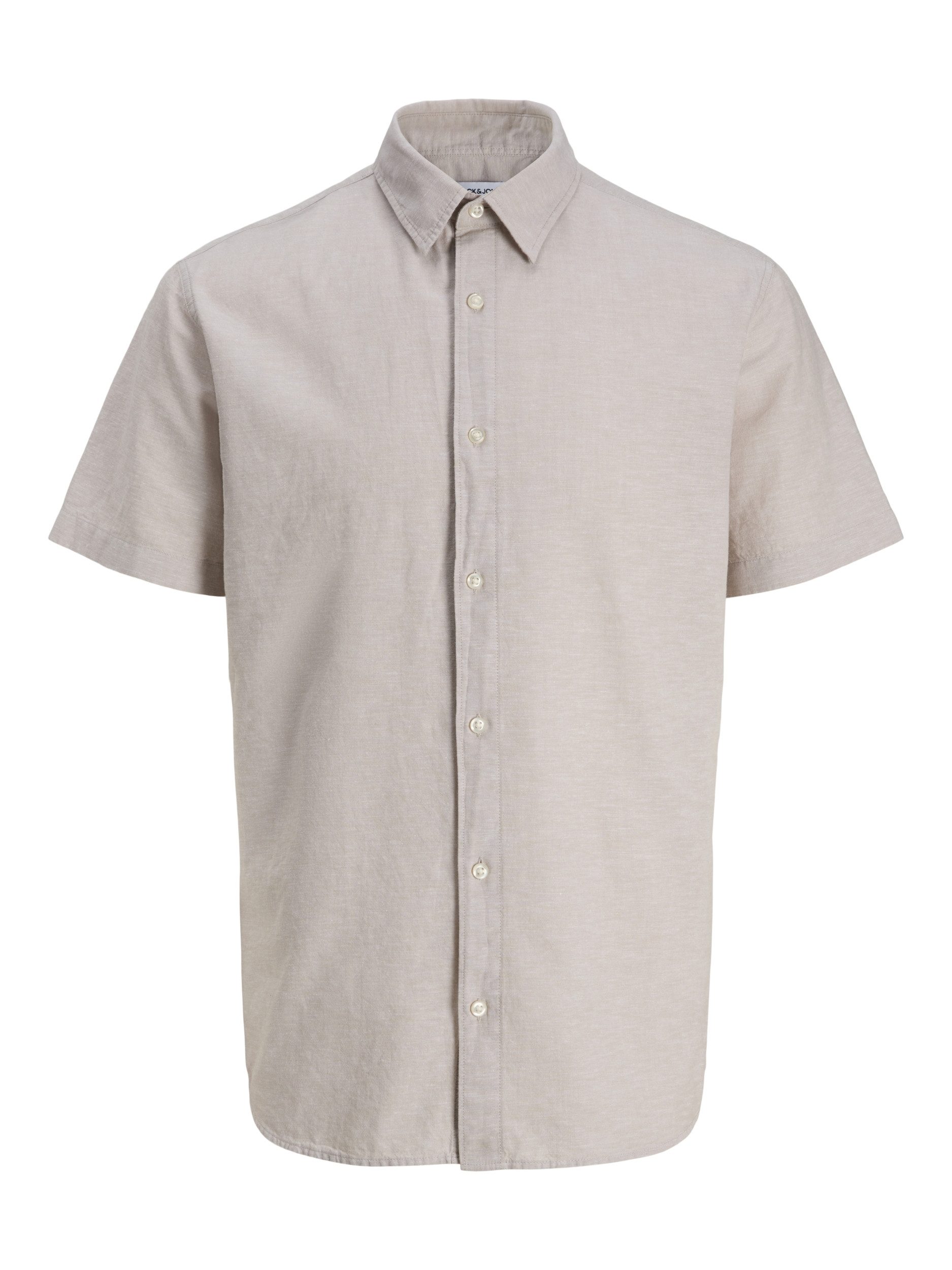 Flanellhemd JJEBREEZE LINEN BLEND SHIRT S/S SN