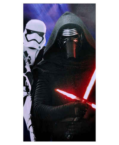 Star Wars Badetuch Darth Vader & Sturmtruppler, Baumwolle, Premium Strandtuch 70 x 140 cm