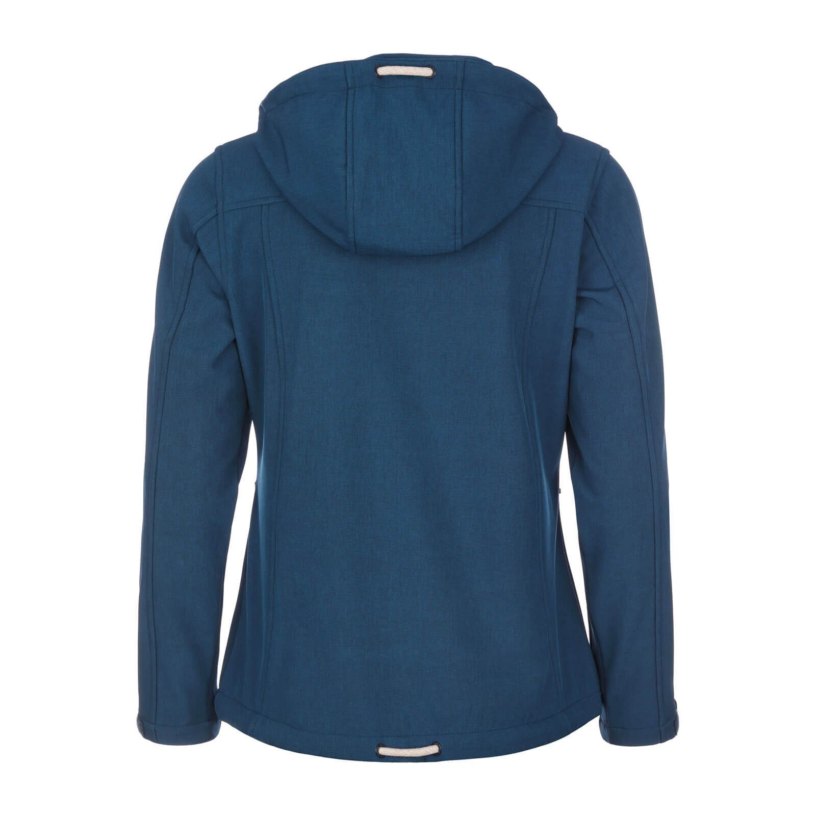 Dry Fashion Softshelljacke Baltrum Damen Jacke Baltrum mit Fleece-Innenfutter und abnehmbarer Kapuze