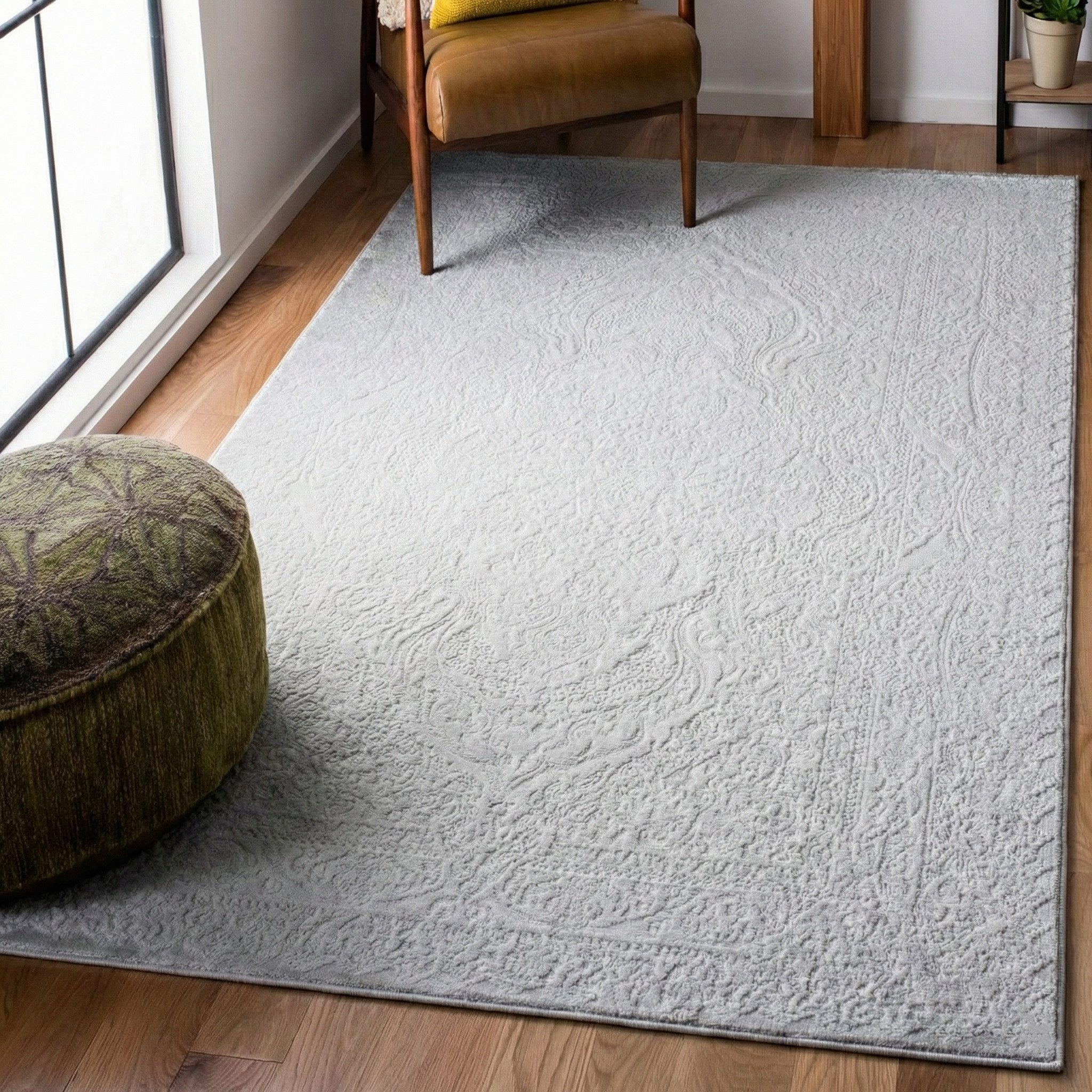 Vimoda Orientteppich Costalight, Klassischer und moderner Teppich, Rechteckig, Höhe: 8 mm, Orient Design, Hoch-Tief Effekt 3D, Vintage, Wohnzimmer, Schlafzimmer