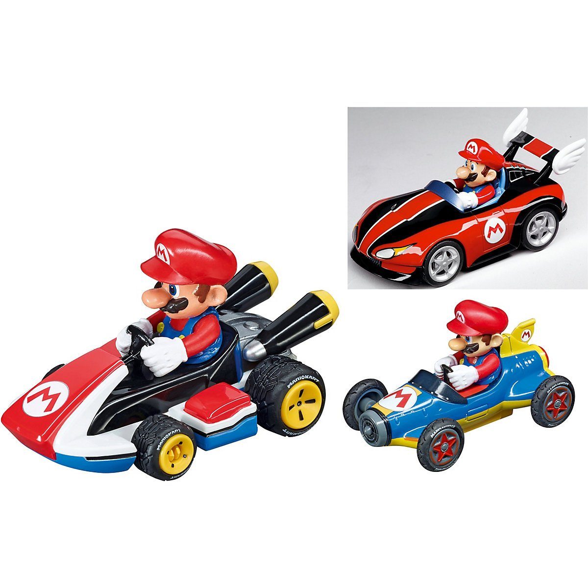Carrera® Autorennbahn CARRERA Pull & Speed - Mario Kart "Mario" (Wii