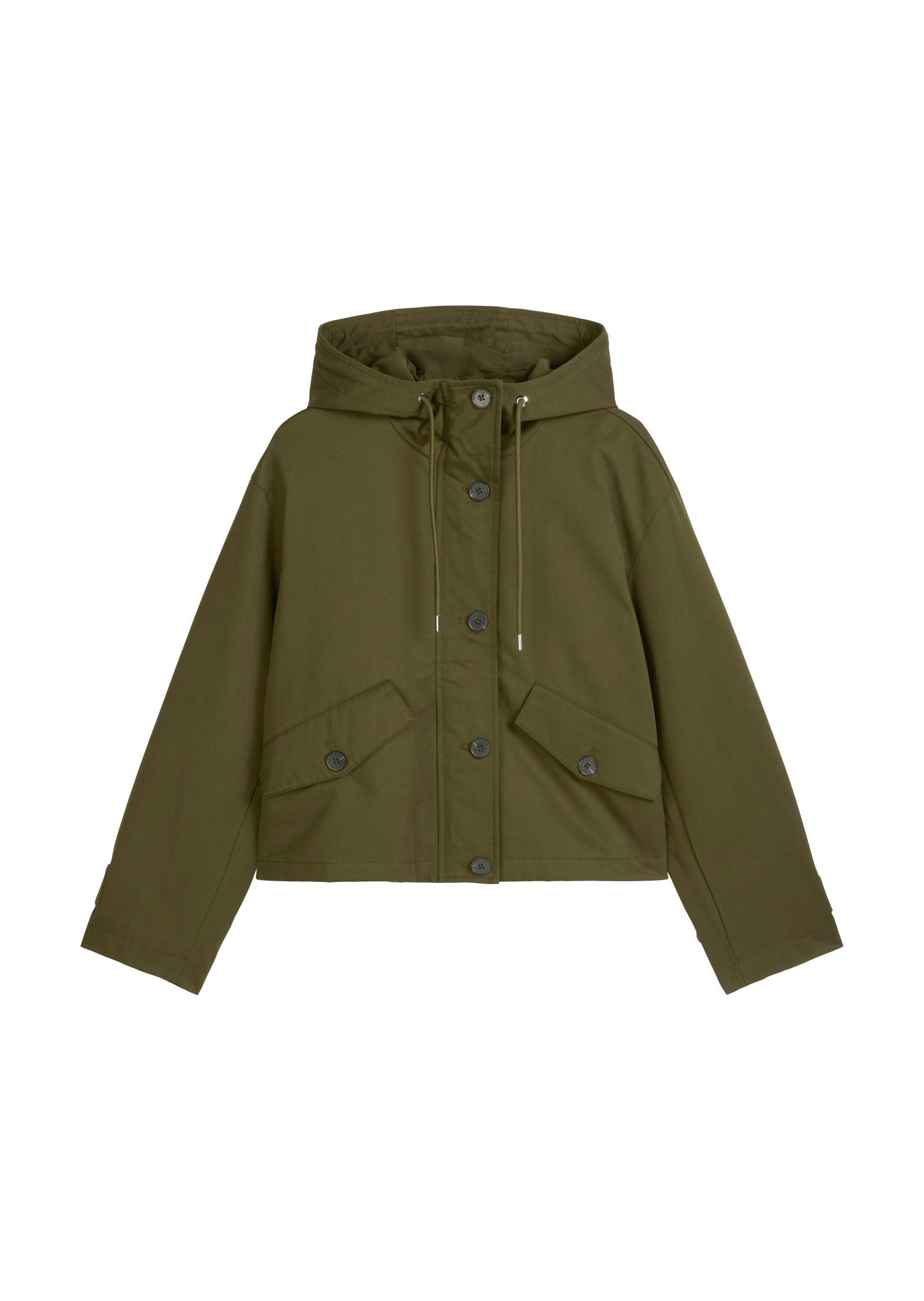 Marc O'Polo Outdoorjacke aus gepeachtem Baumwoll-Twill