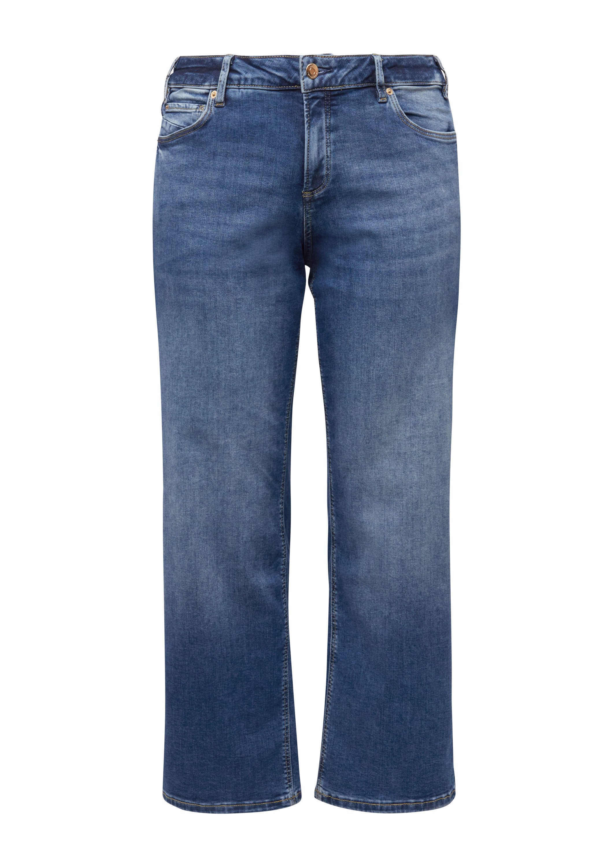 QS Weite Jeans Jeans-Hose Jeans / Slim Fit / Mid Rise / Wide Leg günstig online kaufen