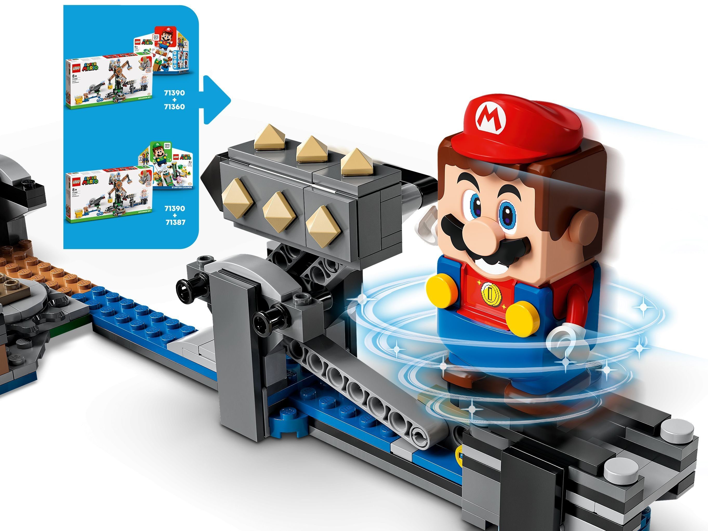 862 - St) (Set, – LEGO® Absturz Mario™ Super LEGO® Konstruktionsspielsteine Erweiterungsset, Reznors