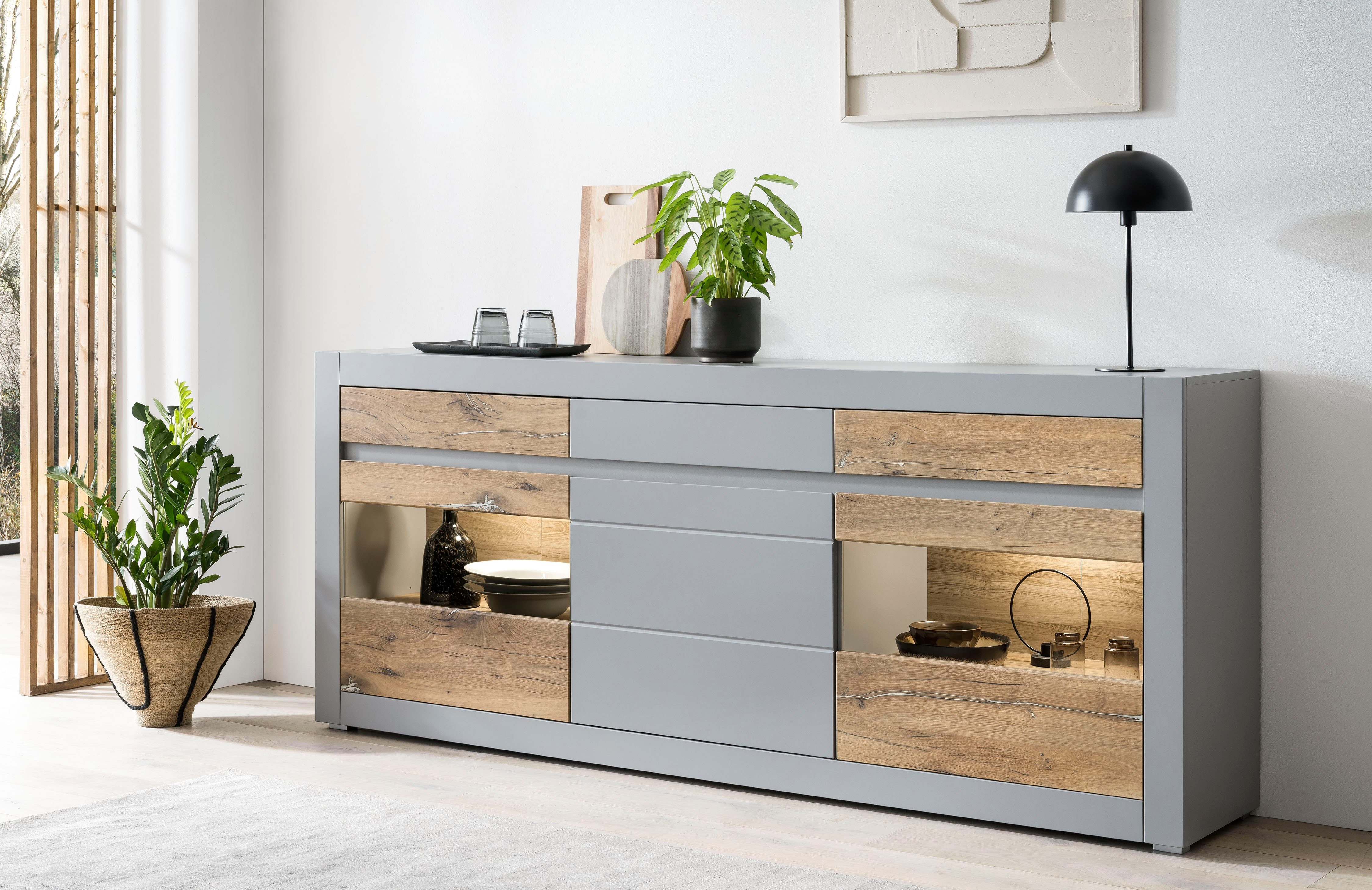 Sideboard cm Türen Schubkästen Soft-Close-Funktion, INOSIGN und mit CASABLANCA, 217 Breite