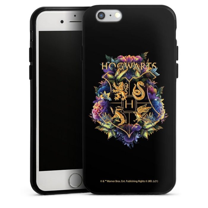 DeinDesign Handyhülle Harry Potter Hogwarts Wappen Hogwarts Emblem Apple iPhone 6s Silikon Hülle Bumper Case Handy Schutzhülle
