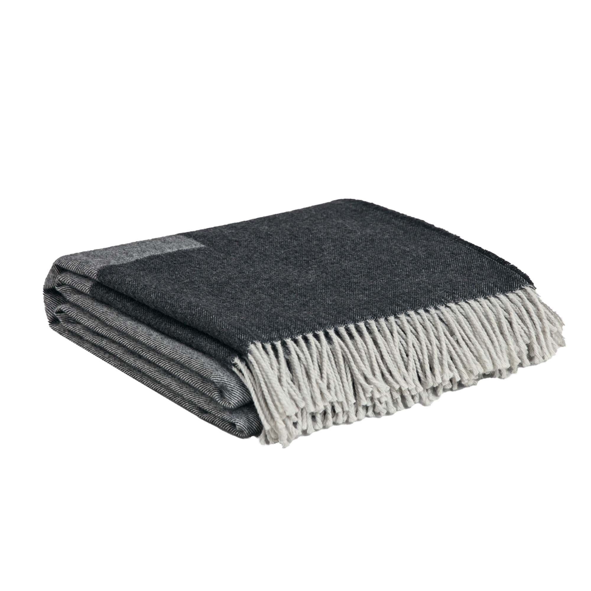 Plaid Unisex Wohndecken 1er Pack Wolle LOGO THROW, Gant