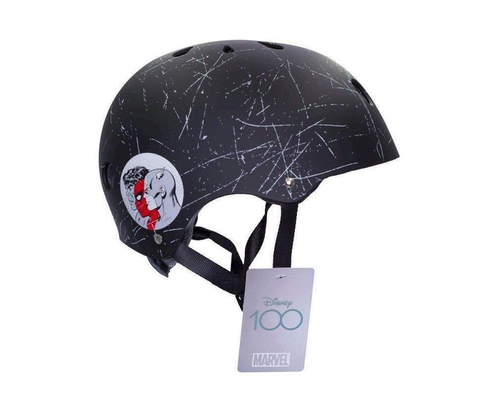 Seven Polska Kinderfahrradhelm "Marvel Comic", Roller Blades, Skater, 52-56cm, ab ca. 6 Jahre