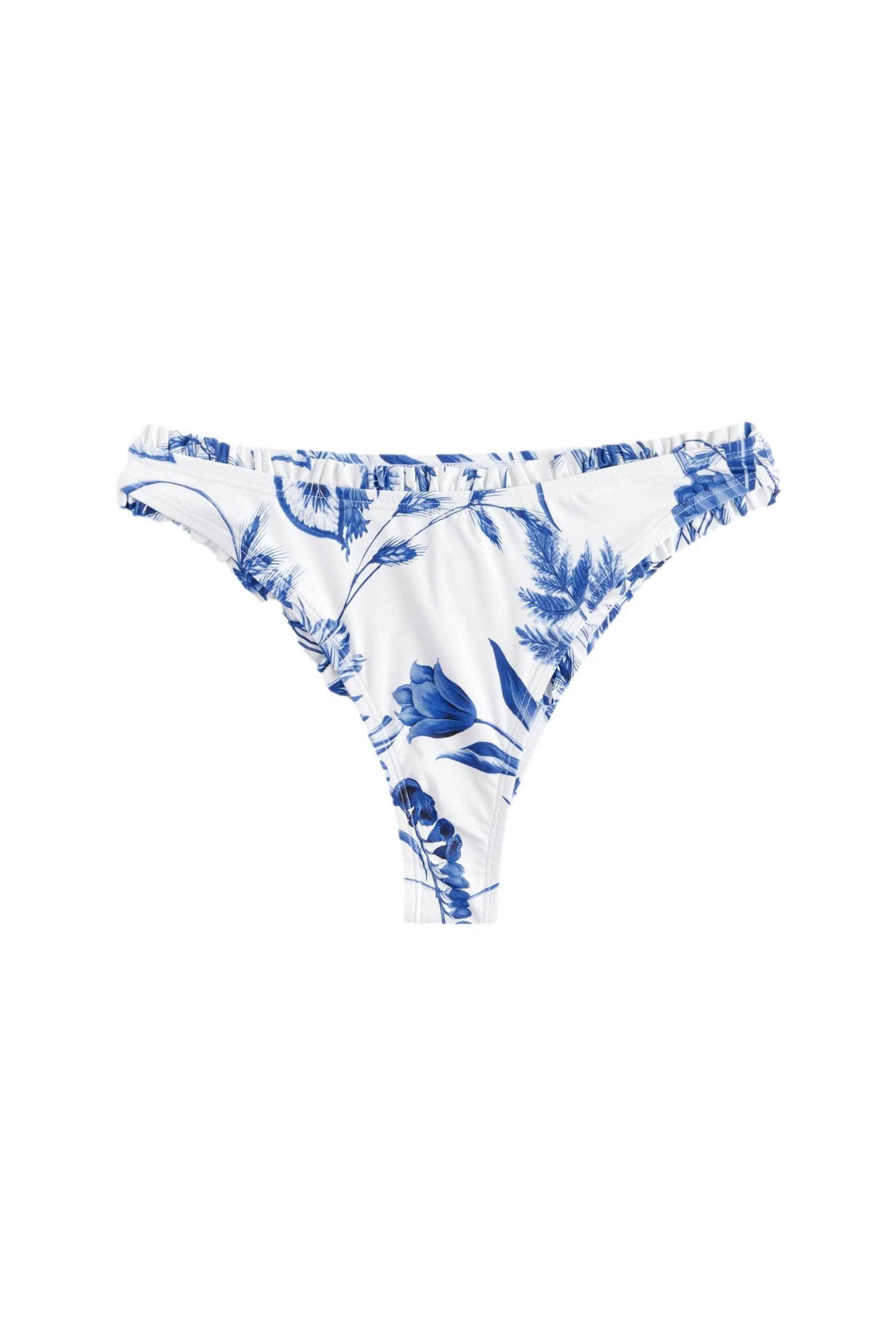 Next Bikini-Hose Gerüschte Bikinihose mit hohem günstig online kaufen