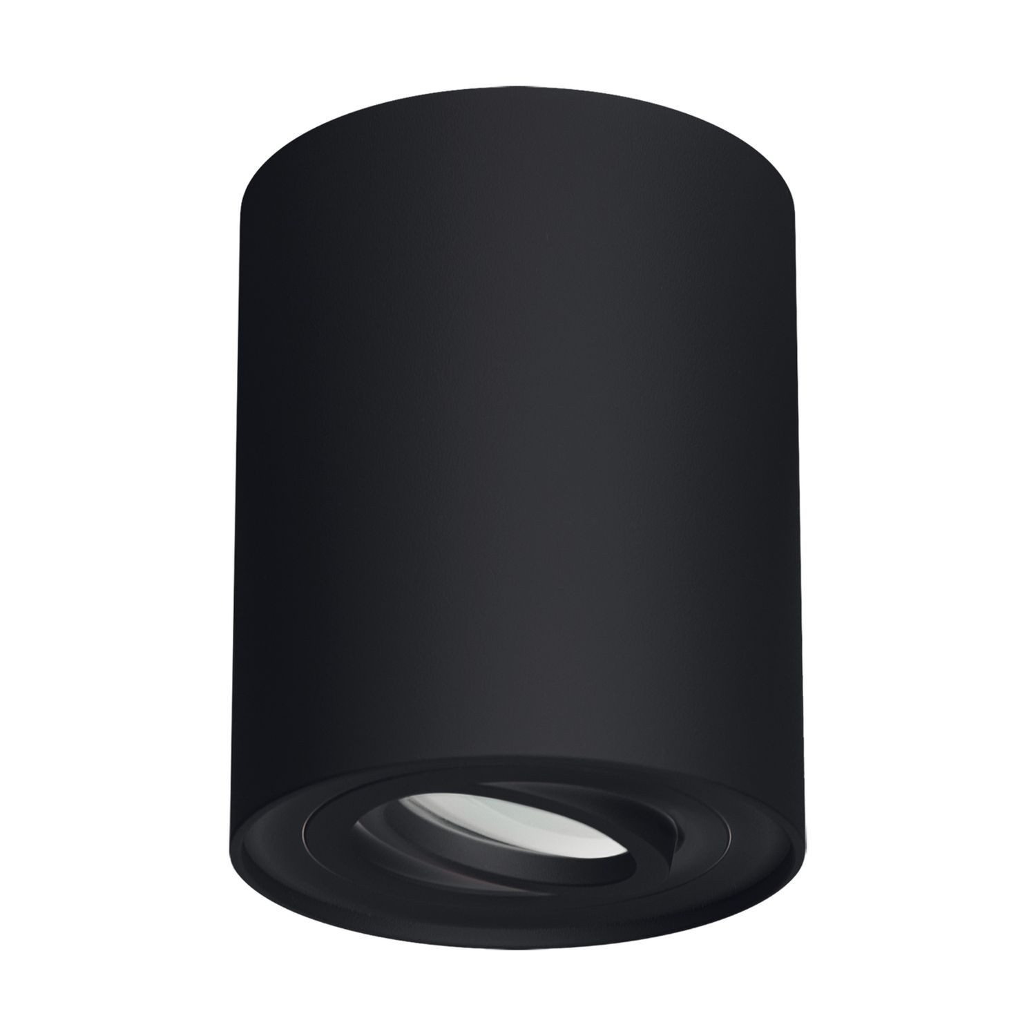 Licht-Erlebnisse Deckenleuchte PETER, ohne Leuchtmittel, GU10 D: 9,4 cm Schwarz Aluminium Wohnzimmer