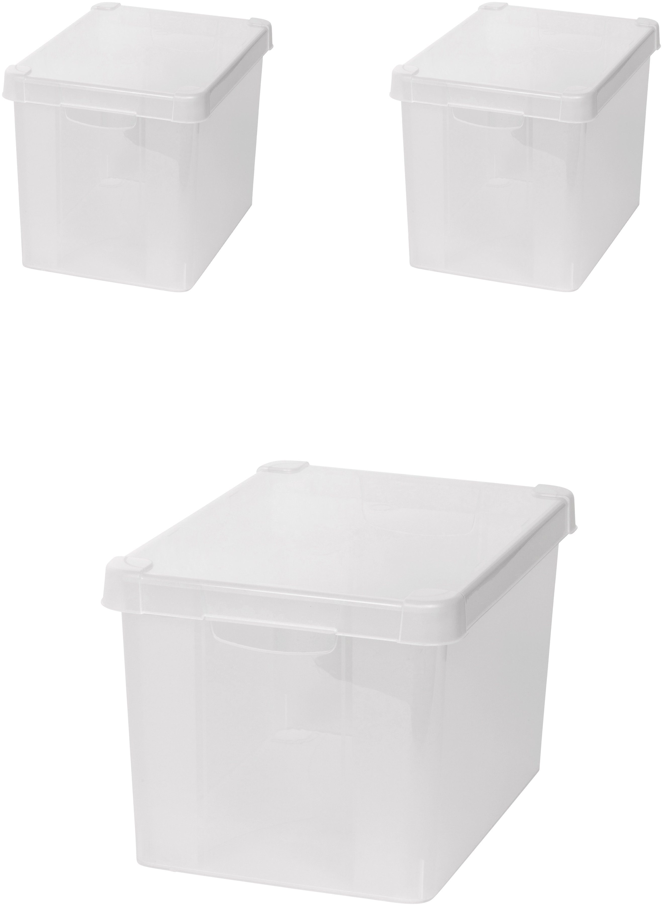Aufbewahrungsbox mit Deckel Behälter Kunststoffbox Base Box 12,5 bis 60,0 Liter 