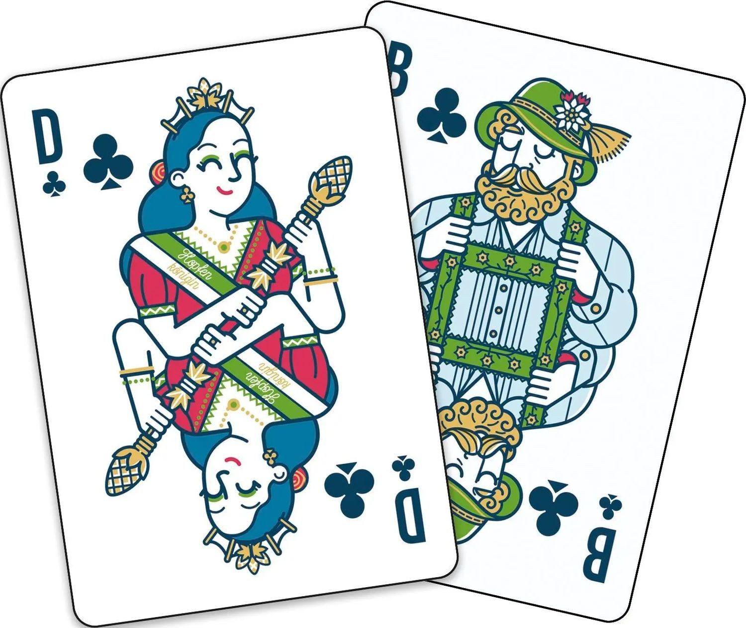 groh Verlag Spiel Servus! 55 Spielkarten mit bayerischen Motiven