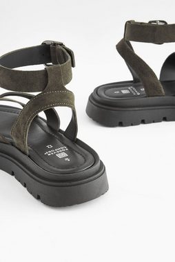 Next Forever Comfort® Profil-Sandalen mit Knöchelriemen Keilsandalette (1-tlg)