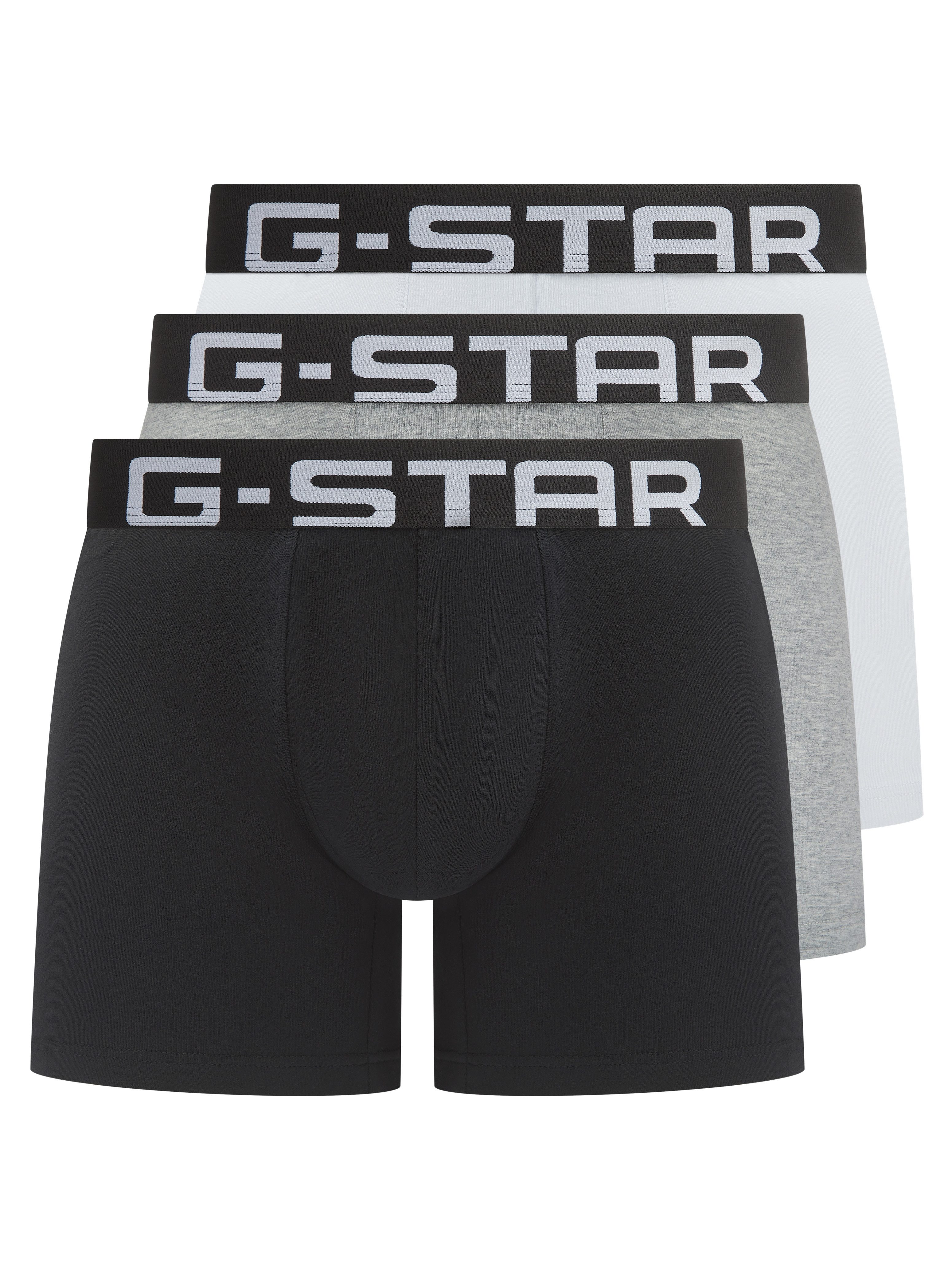 G-STAR Боксерские мужские трусы, боксерки OAK, 3 PACK TRUNKS (Packung, 3-St) mit Logobund