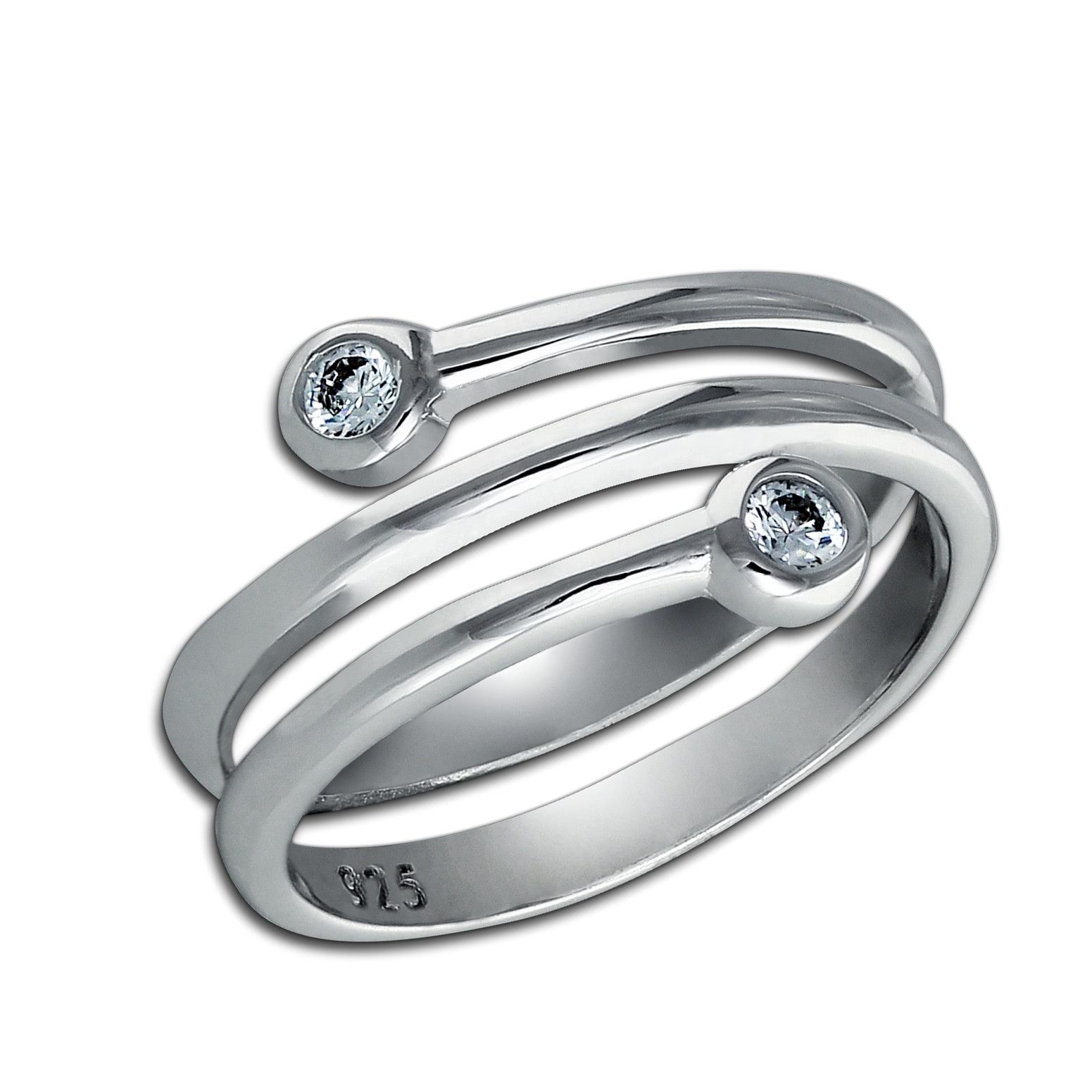 SilberDream Silberring SilberDream Ring 925er Silber Gr. 54 (Fingerring), D günstig online kaufen