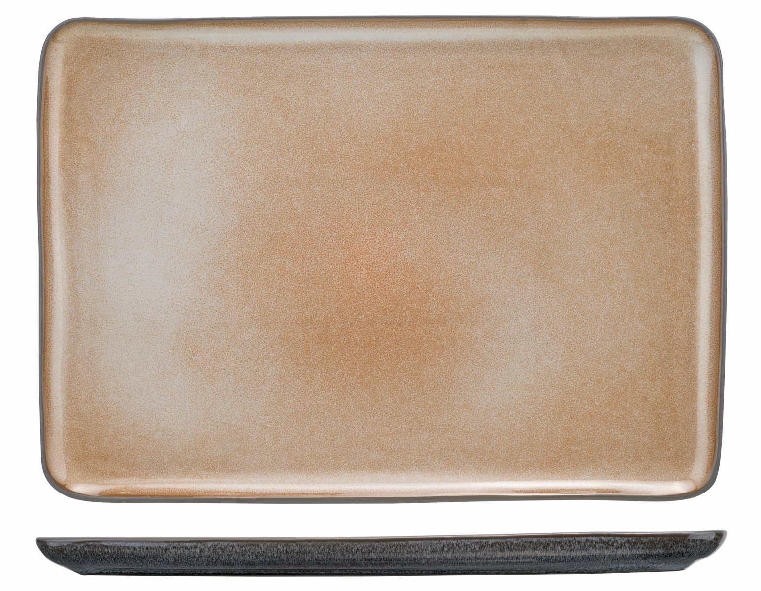 Servierteller Lerida Desert Teller rechteckig 34,5 x 24 cm