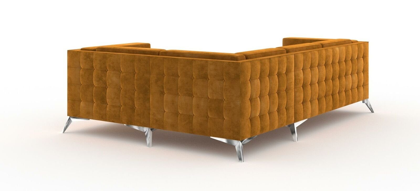 Sitz Couch Sofa L-Form Polster Wohnlandschaft Stoff JVmoebel Ecksofa, Ecksofa Designer