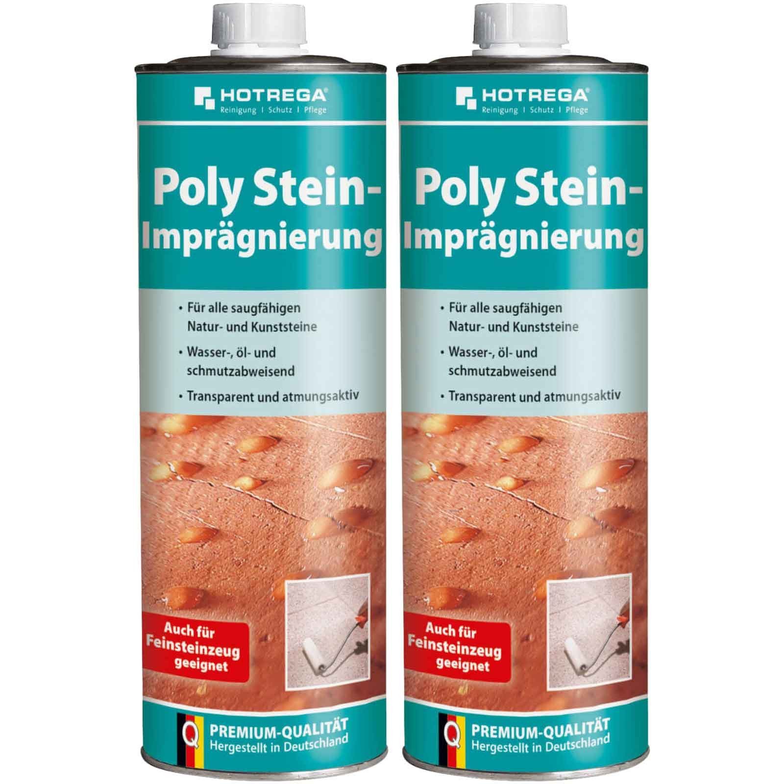 HOTREGA® Poly Stein Imprägnierung Steinimprägnierung Imprägniermittel Protect Naturstein-Imprägnierung