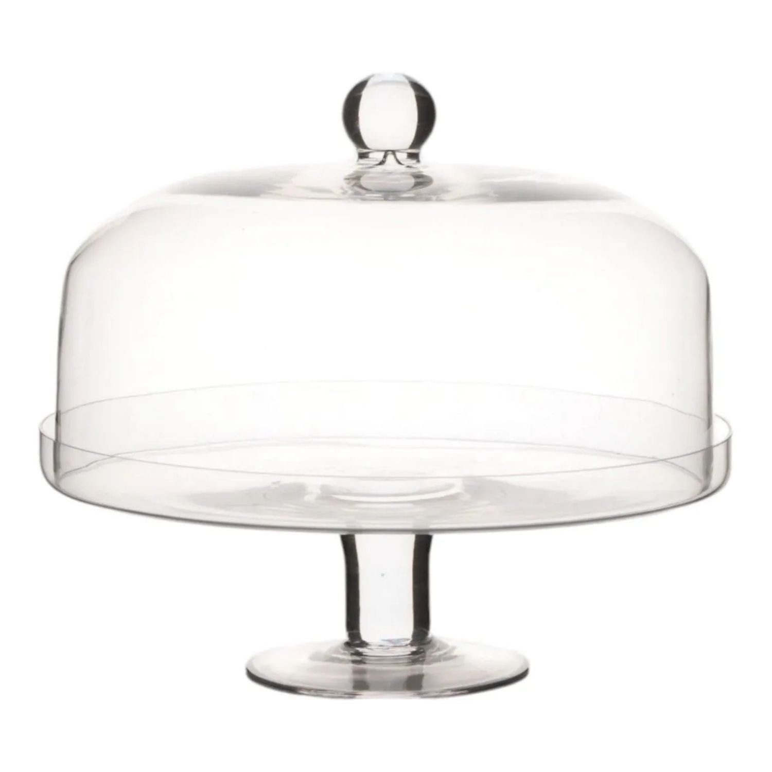 Hakbijl Glass Kuchenplatte Cakestand, Glas, auf Fuß