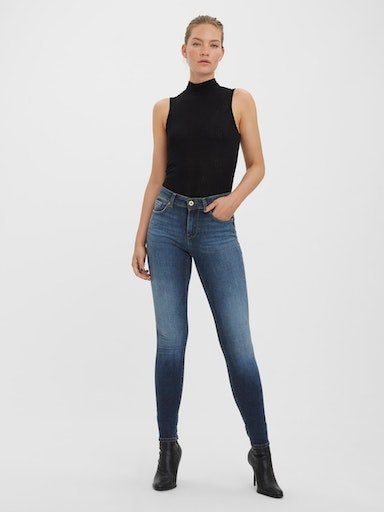 Vero Moda Slim-fit-Jeans VMLUX MR RI375 SLIM JEANS