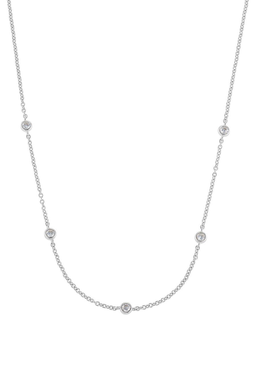 s.Oliver Kette ohne Anhänger, mit Zirkonia (synth) günstig online kaufen