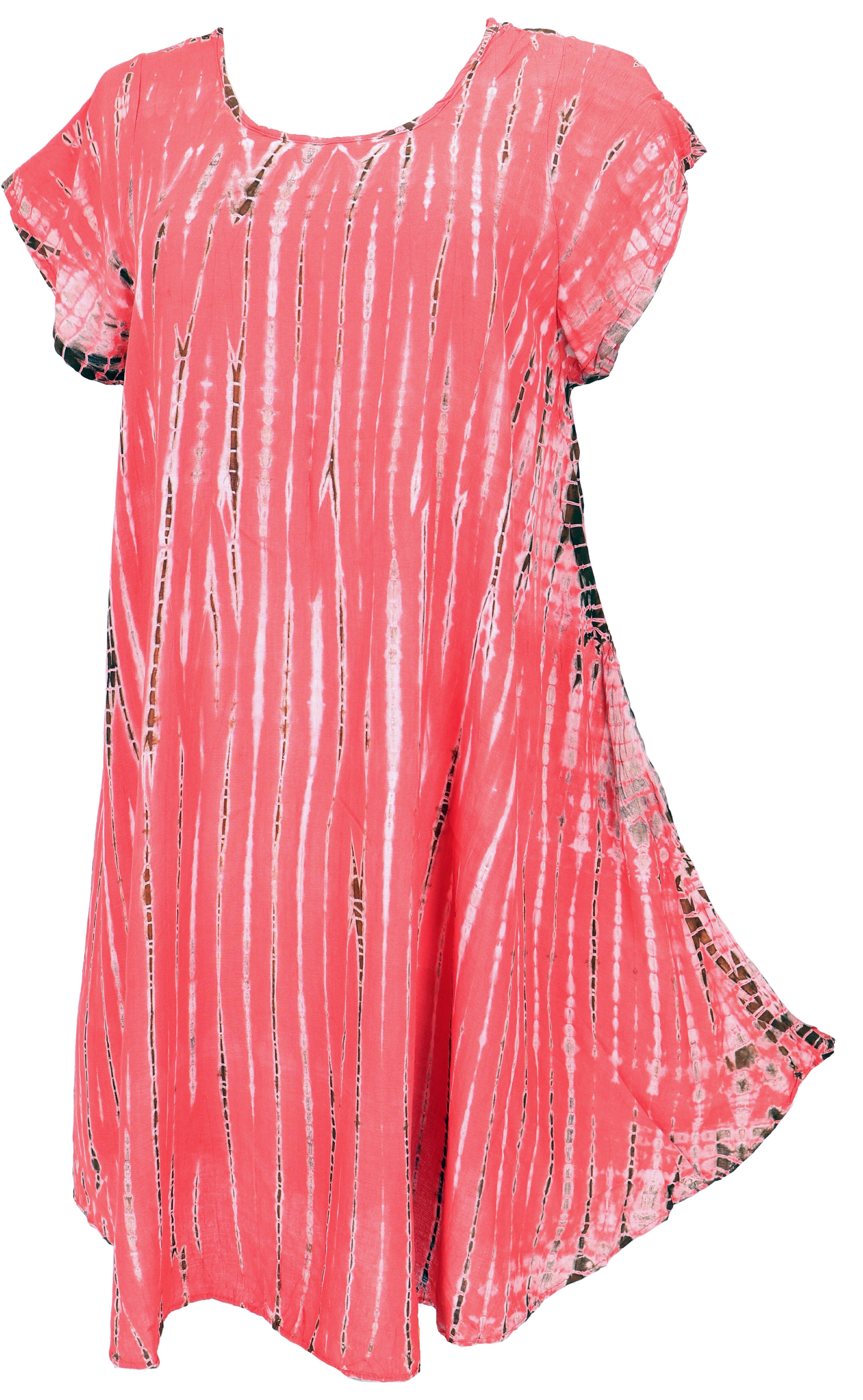 Guru-Shop Midikleid Batik Tunika, Midikleid, Strandkleid, günstig online kaufen