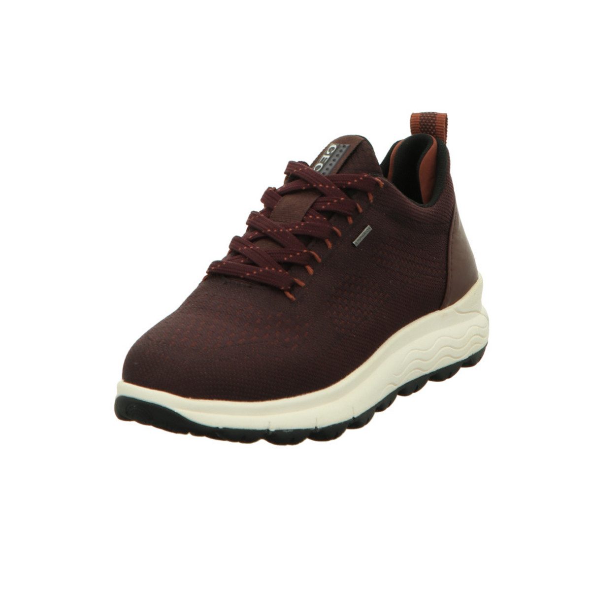 Geox Freizeit Schnürer für Damen in bordeaux Sneaker (keine Angabe, 1-tlg., keine Angabe)