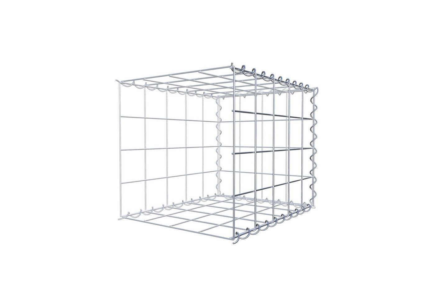 Thumbnail - Gabiona Gabionenzaun Anbaugabione Typ 2 50 cm x 40 cm x 40 cm (L x H x T), Maschenweite 10, (Anbaugabione Typ 2 50 cm x ...