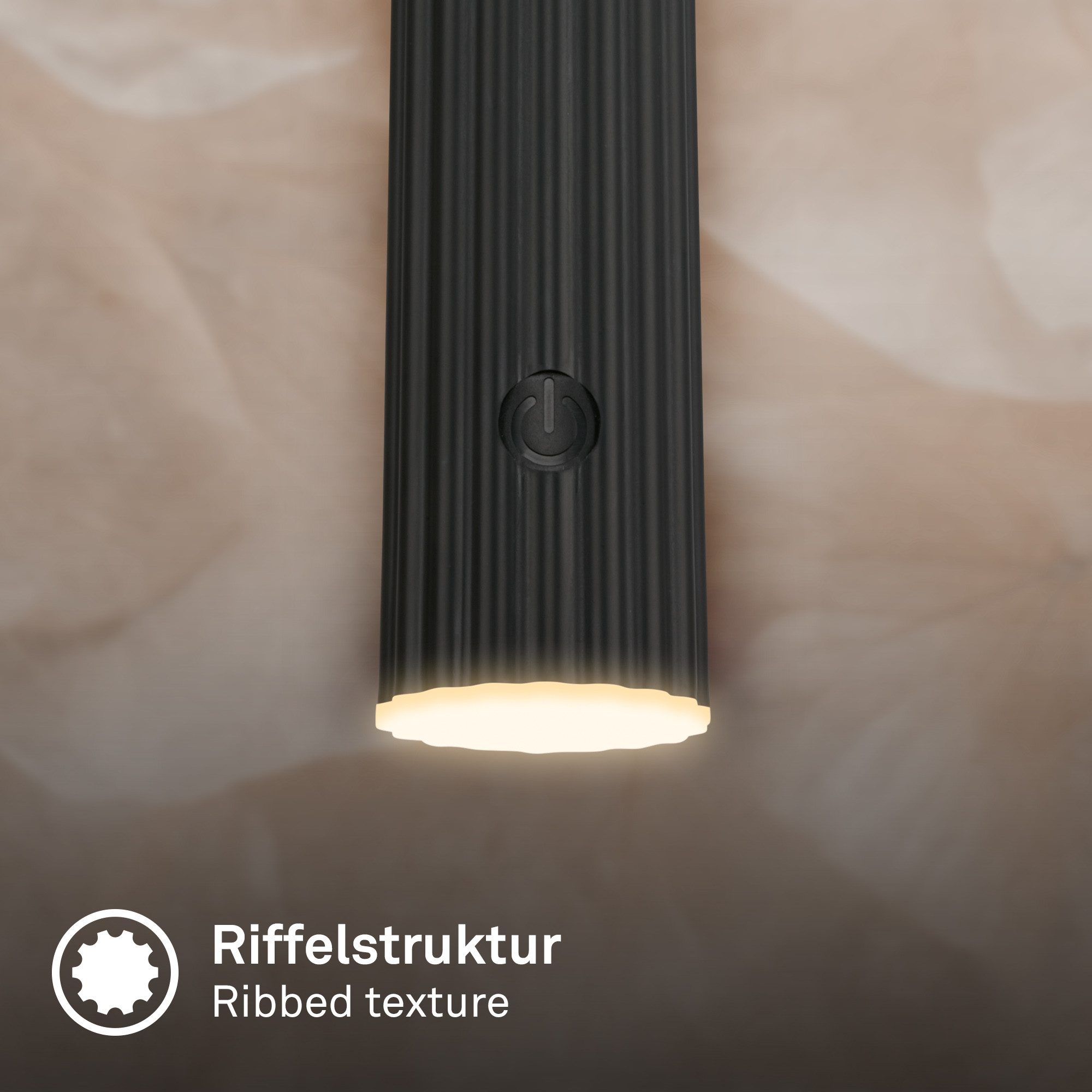 Briloner Leuchten LED Pendelleuchte Hängelampe Bettlampe Akku Touch Dimmbar USB-C Abnehmbar, LED fest integriert, 3000K, 4,5x20,5 cm, Esszimmer, Wohnzimmer, Schlafzimmer
