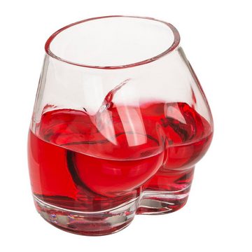 ReWu Glas Trinkglas 2er-SET Hoch den Hintern 250ml
