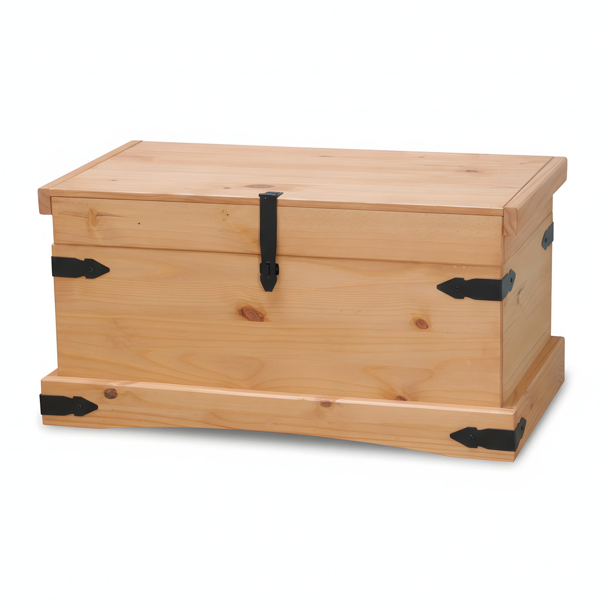 ebuy24 Truhe New Mexico Truhe Breite 92 cm, Höhe 45 cm gelaugt/ (1 St). Reduzierter Preis € 129,95. Unverbindliche Preisempfehlung € 298,95