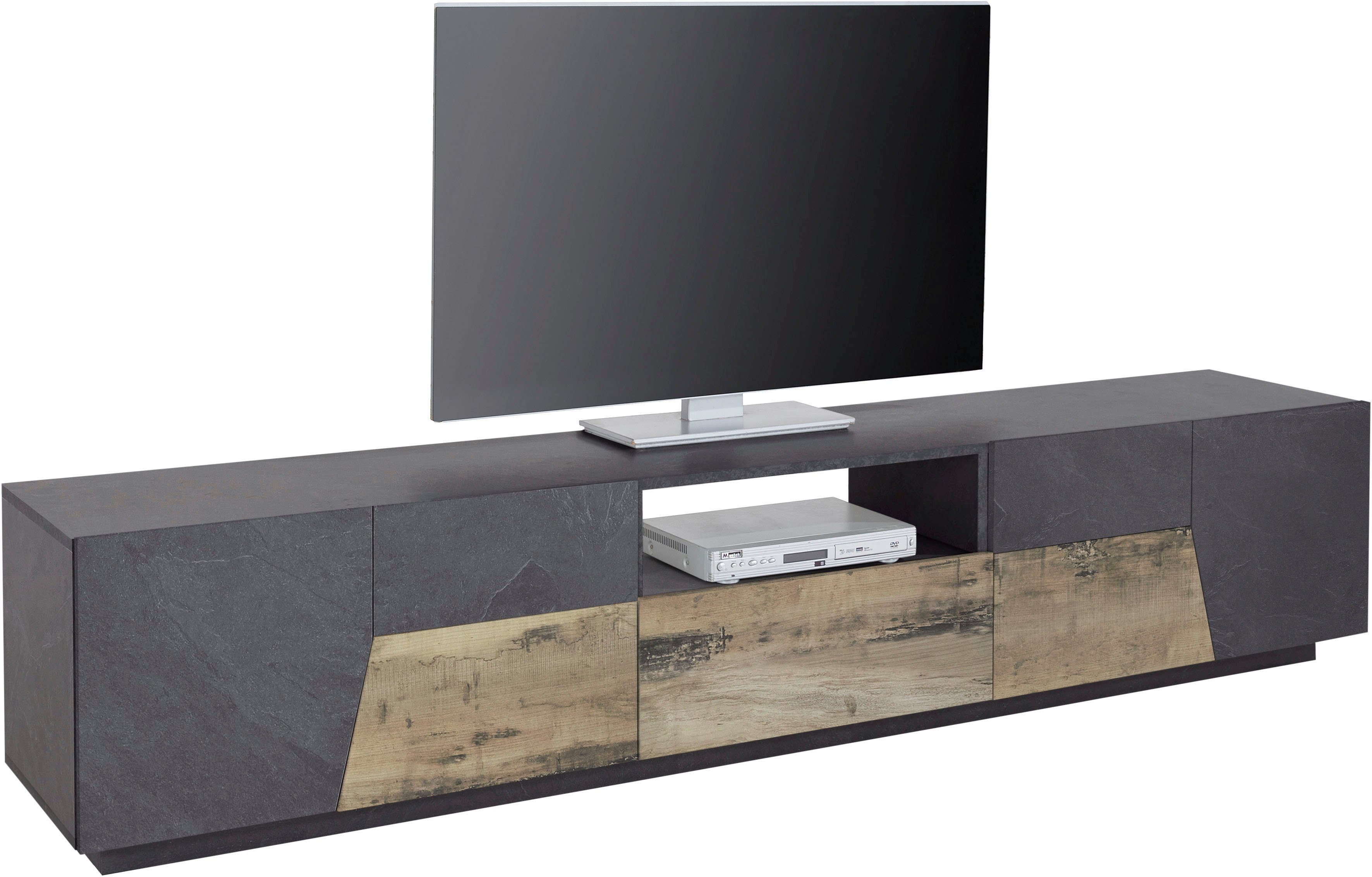 INOSIGN Lowboard ALIEN- TV-Board, mit 4 Türen, 1 Schublade und 1 offenes Fa günstig online kaufen