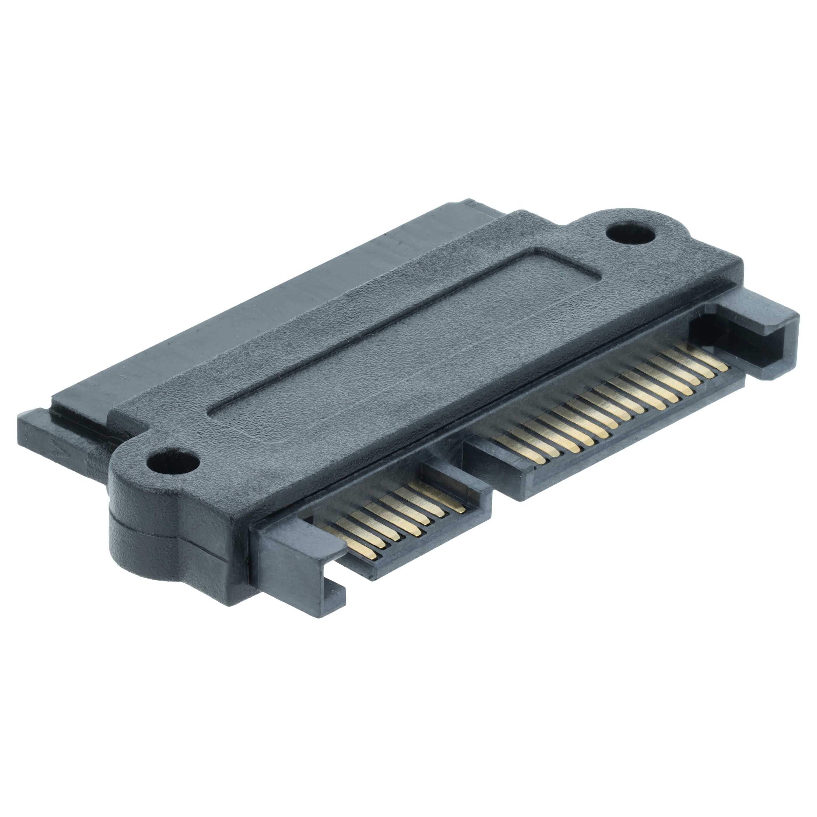 vhbw für Festplatte Computer-Adapter SAS SFF-8482 Weiblich, SATA Männlich, Tragbar,Plug & Play