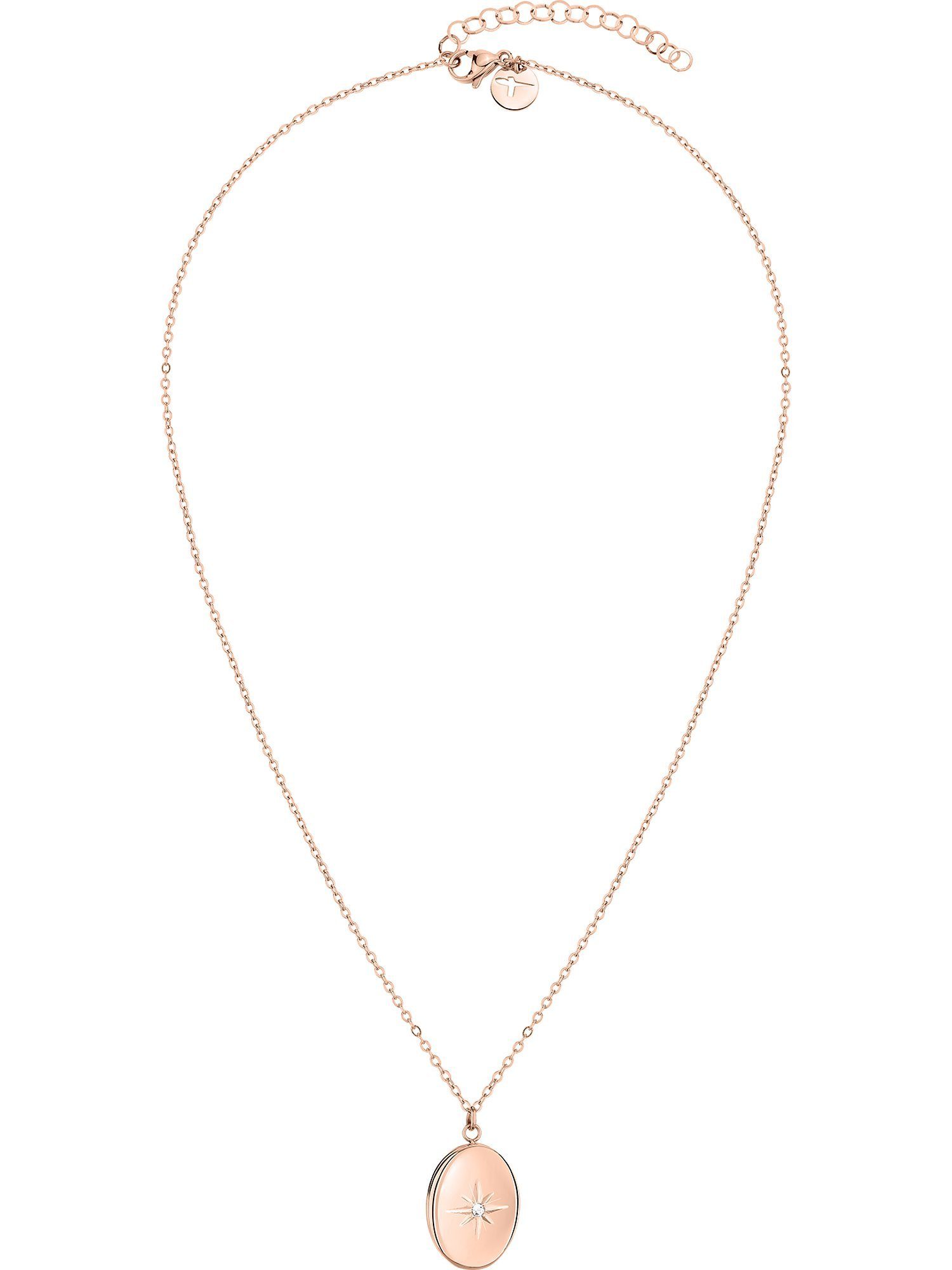 Tamaris Edelstahlkette Tamaris Damen-Kette Edelstahl Zirkonia günstig online kaufen