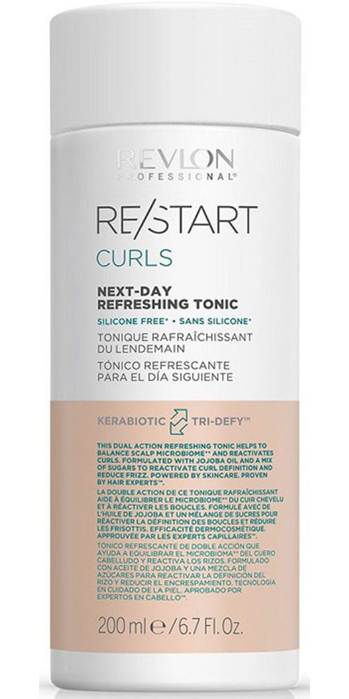 REVLON PROFESSIONAL Haartonikum RE/START CURLS NEXT-DAY FEFRESHING TONIC, Wiederbelebung von Locken und Wellen am zweiten Tag.