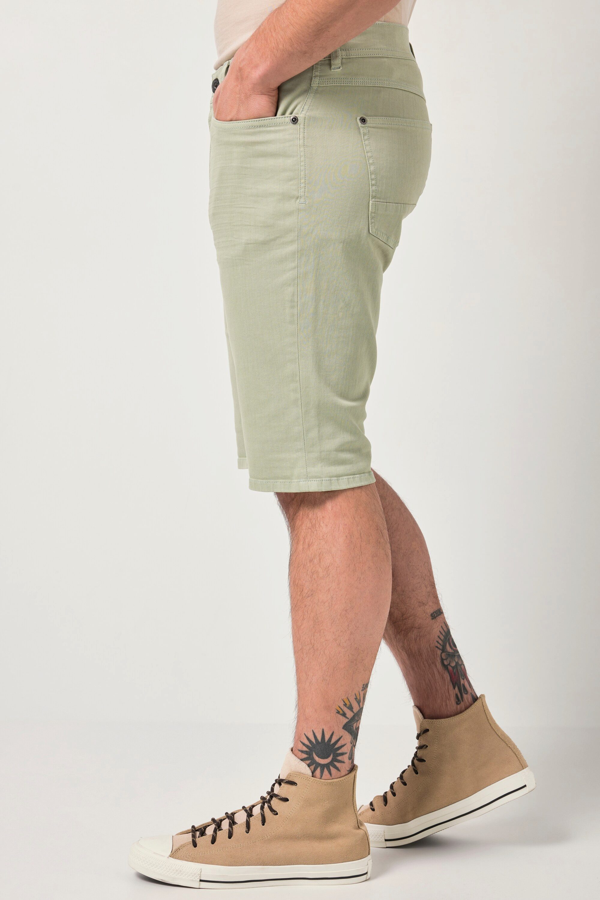 JP1880 Bermudas Colorjeans-Bermuda FLEXNAMIC® Denim Straight Fit – Bild 4 von 5