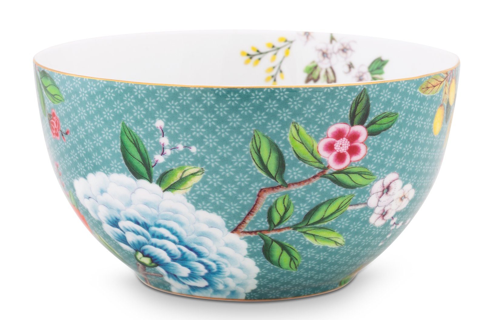PiP Studio Schale Blushing Birds Bowl blue 15 cm, Porcelain, (Schüsseln & Schalen), Bowl Blushing Birds Blue 15cm