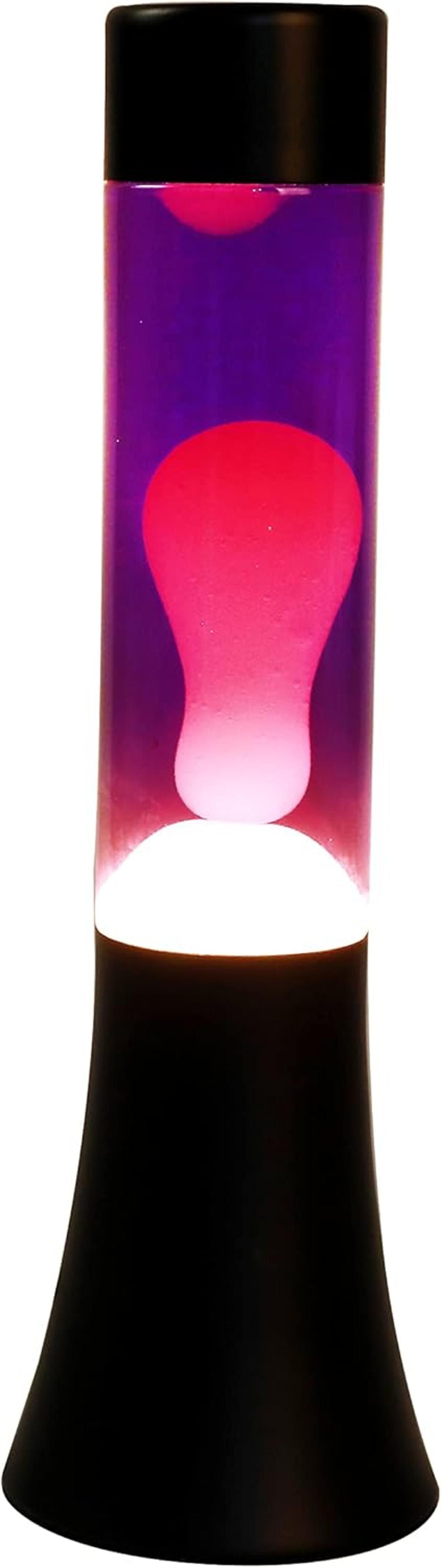 I-TOTAL Lavalampe I-TOTAL® Lavalampe Magie Lavaspektakel Lila Rose Flared