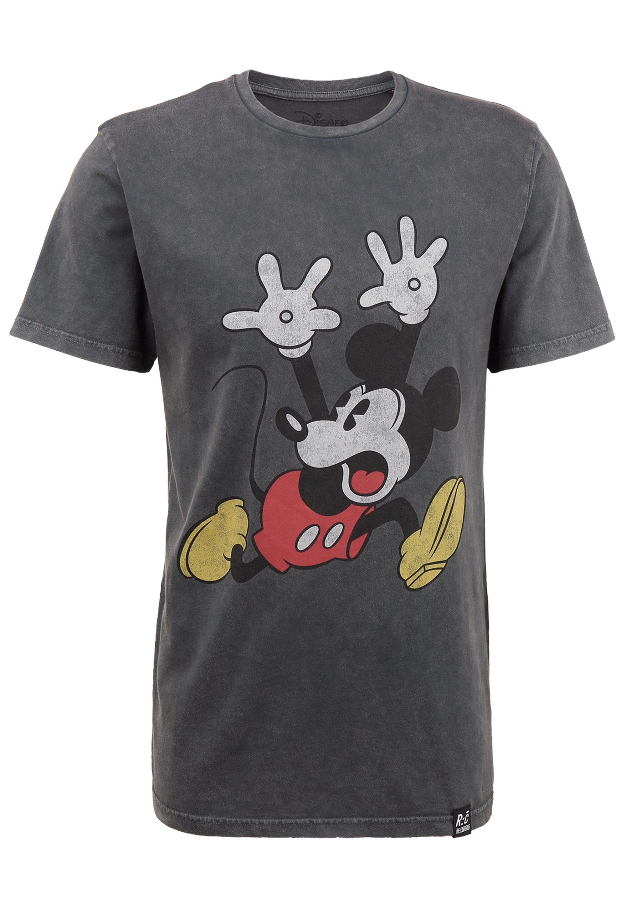 Recovered T-Shirt Disney Mickey Mouse Panic im zeitlosen Design