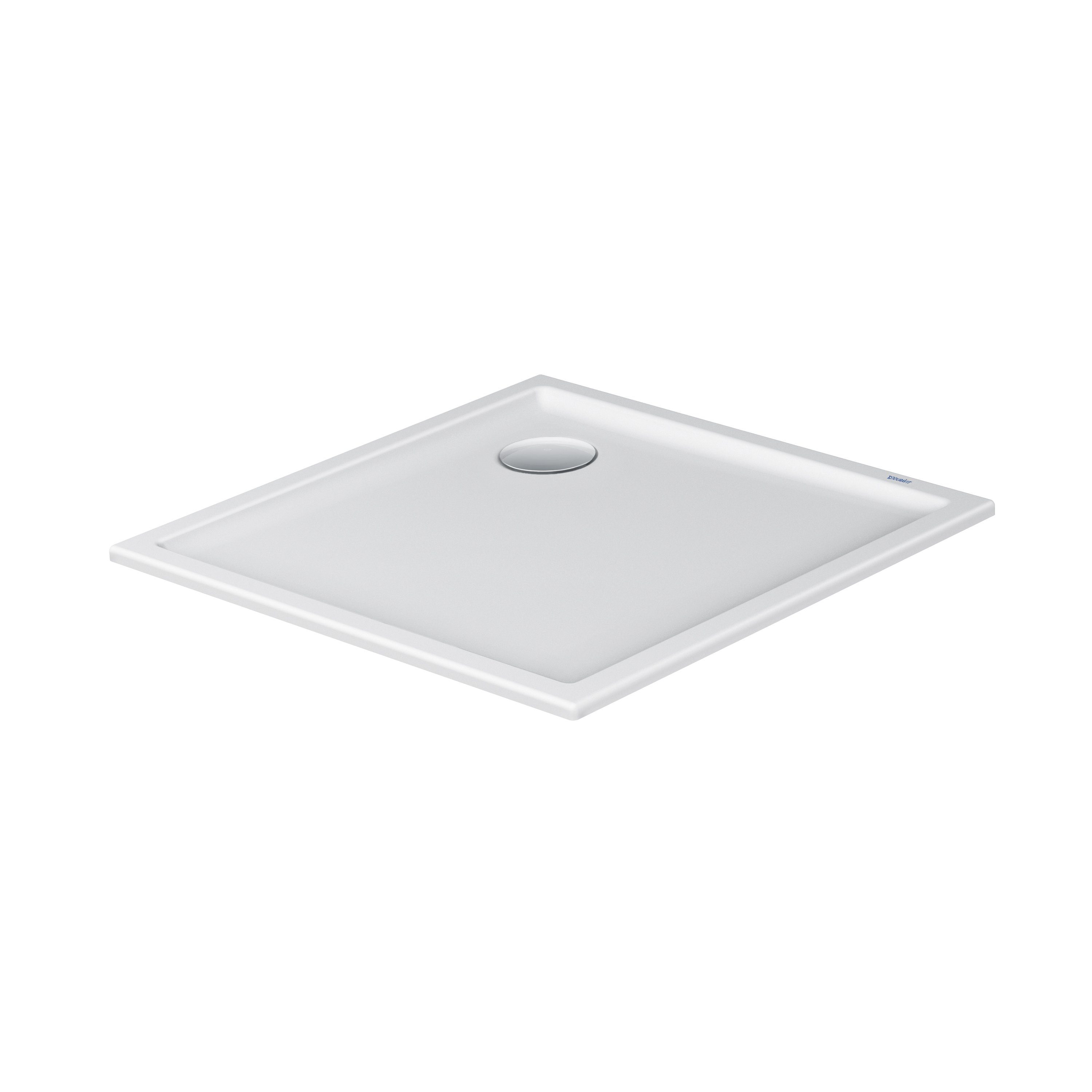 Duravit Duschwanne Starck Slimline 800 x 800 mm Weiß Ablauf 90mm, rechteckig