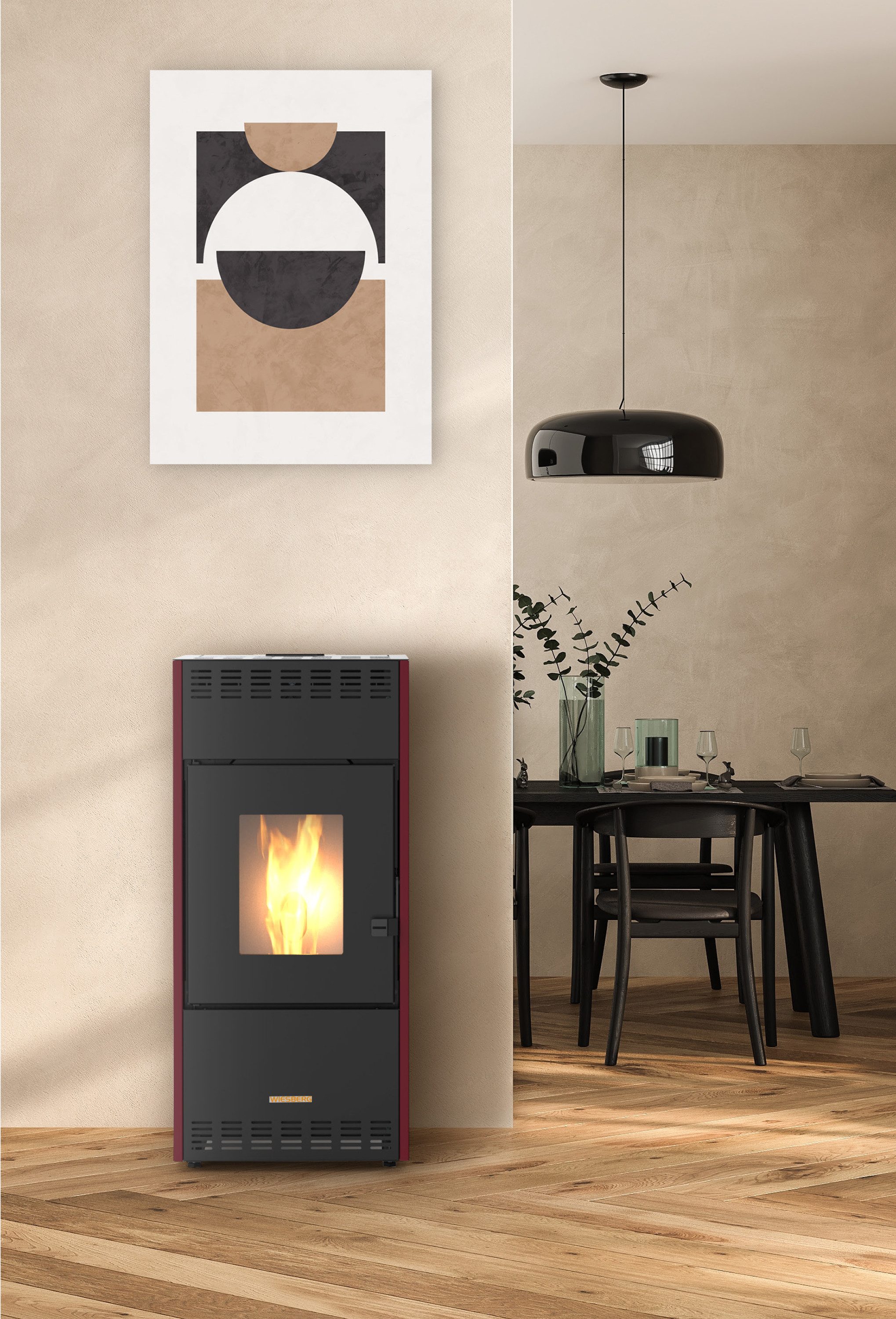 Blaze Pelletofen »Mareni 10«, 10 kW, Dauerbrand, W-Lan-fähig