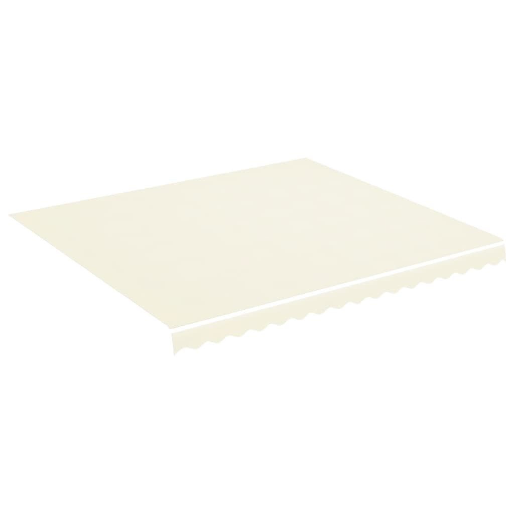 VidaXL Markisenbespannung Creme 4x3,5 M – Sonnensegel Für Terrasse & Garten