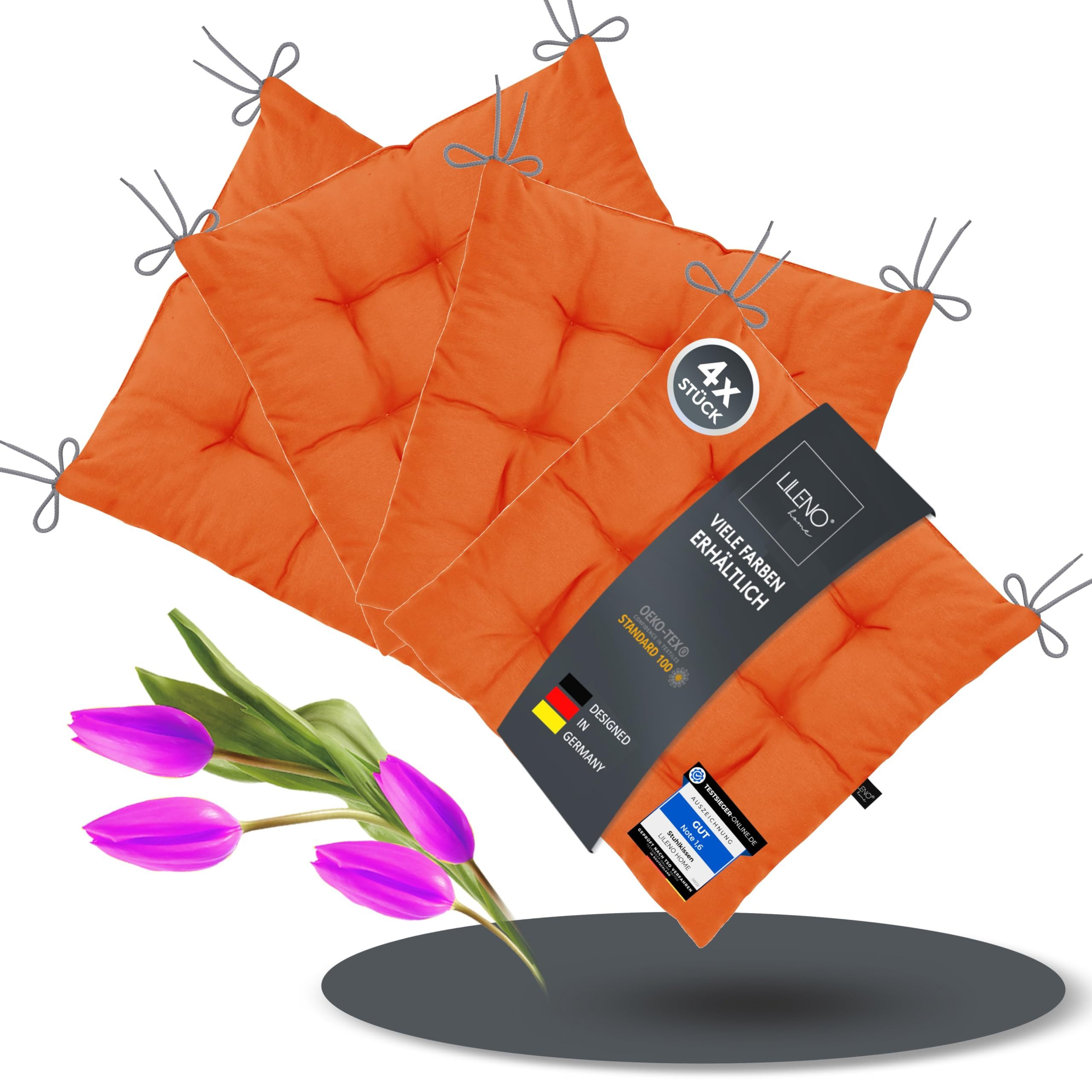 LILENO HOME Stuhlkissen Sitzkissen für Gartenstuhl, günstig online kaufen