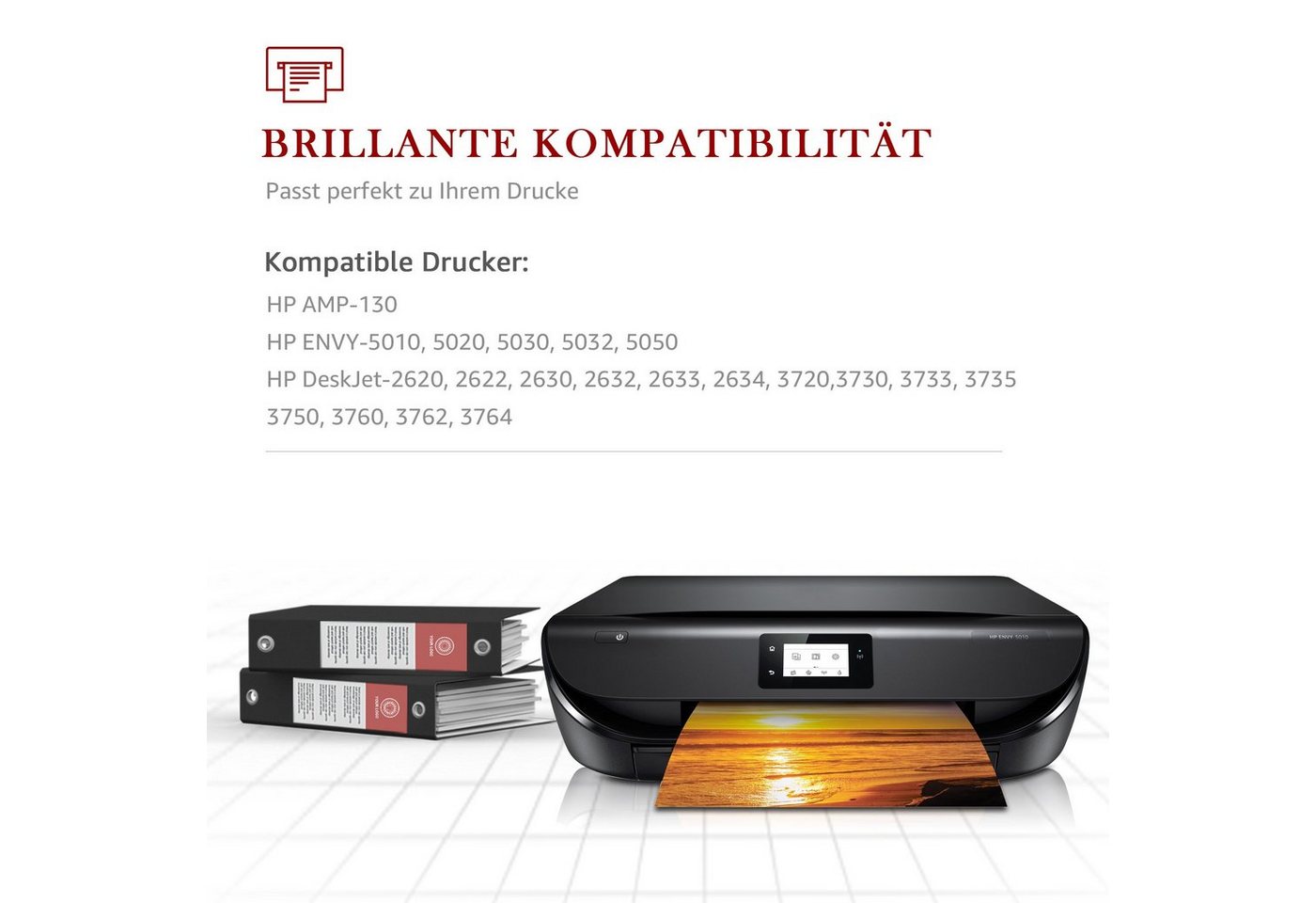 Thumbnail - Toner Kingdom für HP 304XL 304 XL AMP 130 Envy 5000 5010 Tintenpatrone